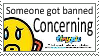 someone got banned... concerning